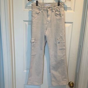 Girls cargo denim with pockets